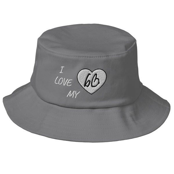 I LOVE MY bb Old School Bucket Hat