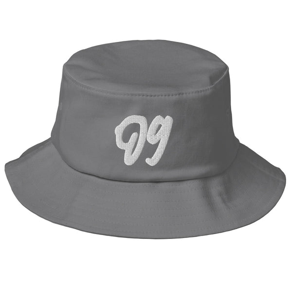 Upside Down Logo Old School Bucket Hat