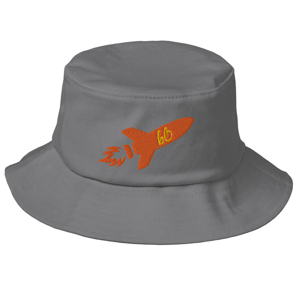 bb Rocket Logo Old School Bucket Hat
