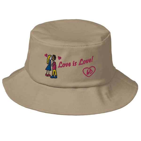 Love Is Love Old School Bucket Hat