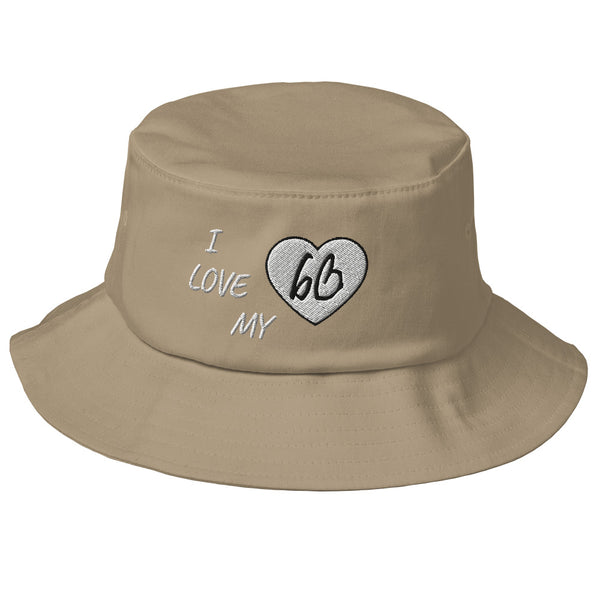 I LOVE MY bb Old School Bucket Hat