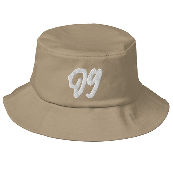 Upside Down Logo Old School Bucket Hat