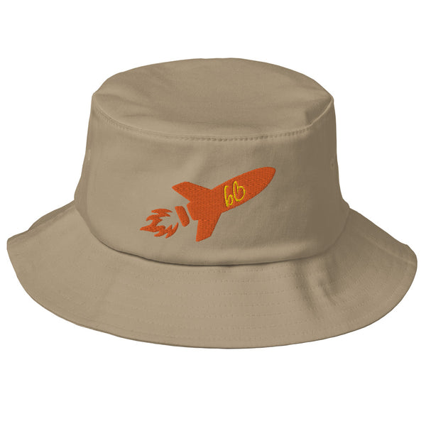 bb Rocket Logo Old School Bucket Hat
