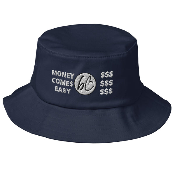MONEY COME$ EA$Y Old School Bucket Hat
