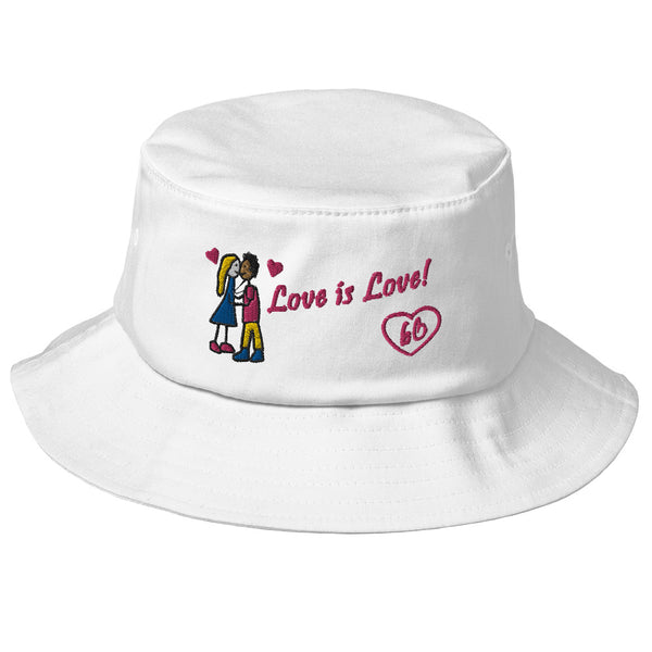 Love Is Love Old School Bucket Hat