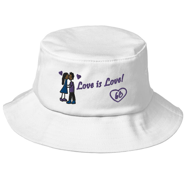 Love Is Love Old School Bucket Hat