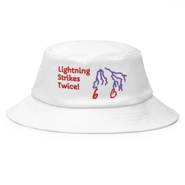 Lightning Strikes Twice Old School Bucket Hat