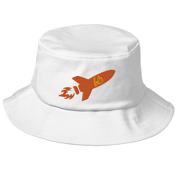 bb Rocket Logo Old School Bucket Hat