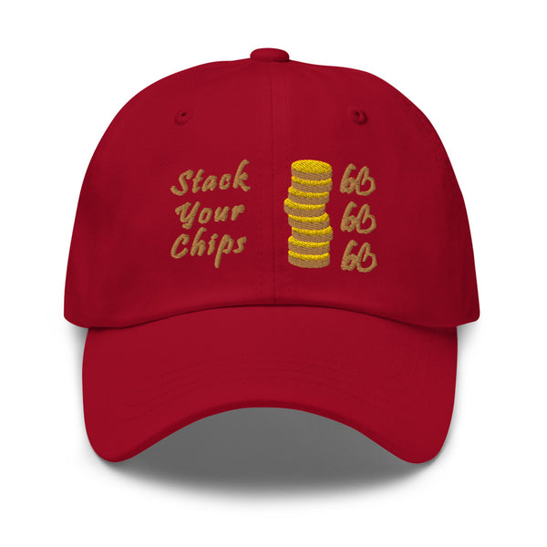 Stack Your Chips Dad Hat