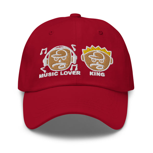 MUSIC LOVER & KING Dad Hat