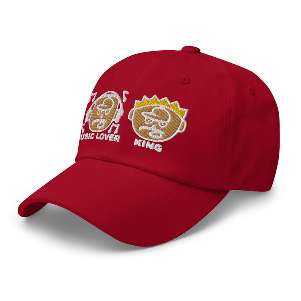 MUSIC LOVER & KING Dad Hat