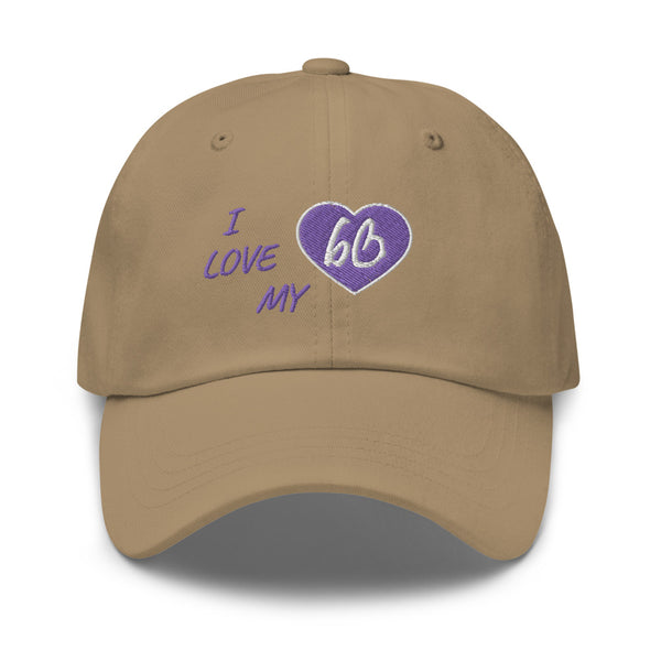 I Love My bb Dad Hat