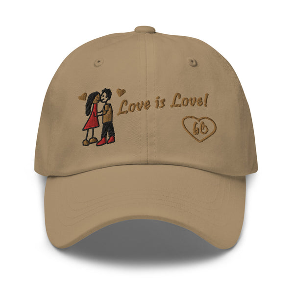 Love Is Love Dad Hat
