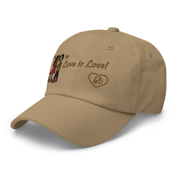 Love Is Love Dad Hat