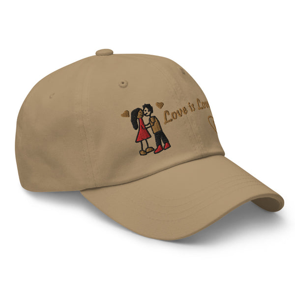 Love Is Love Dad Hat