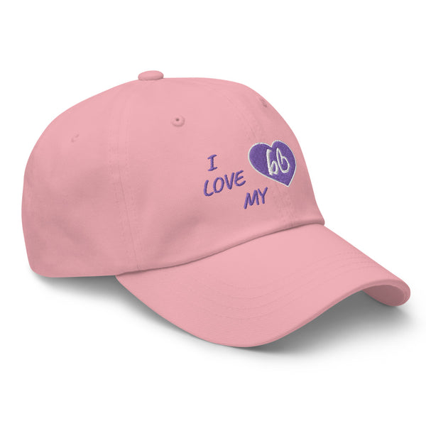 I Love My bb Dad Hat