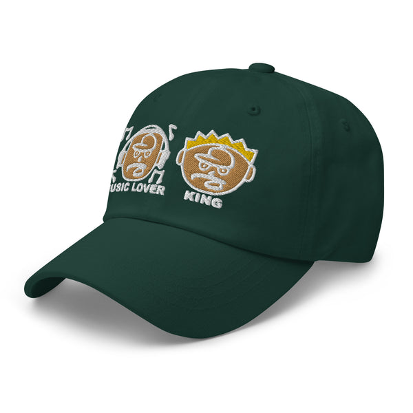 MUSIC LOVER & KING Dad Hat