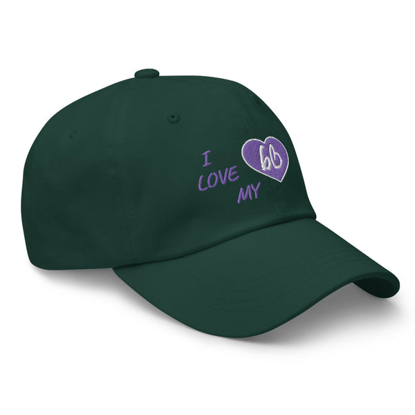 I Love My bb Dad Hat