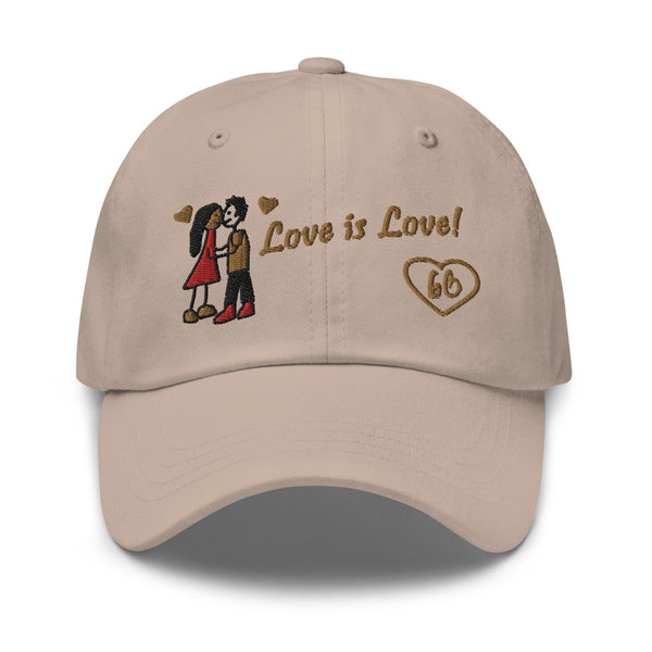 Love Is Love Dad Hat