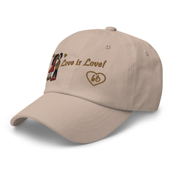 Love Is Love Dad Hat