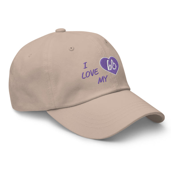 I Love My bb Dad Hat