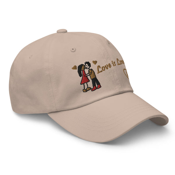 Love Is Love Dad Hat
