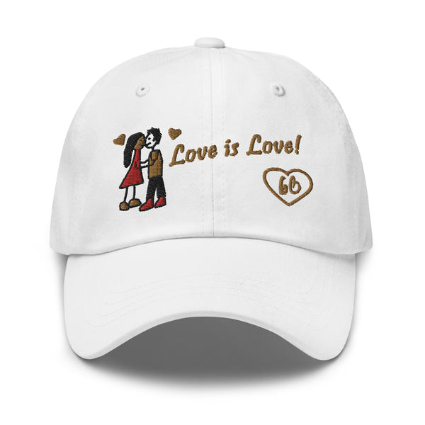 Love Is Love Dad Hat