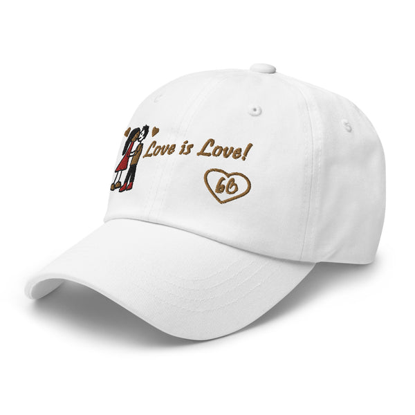 Love Is Love Dad Hat