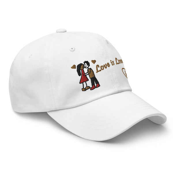 Love Is Love Dad Hat
