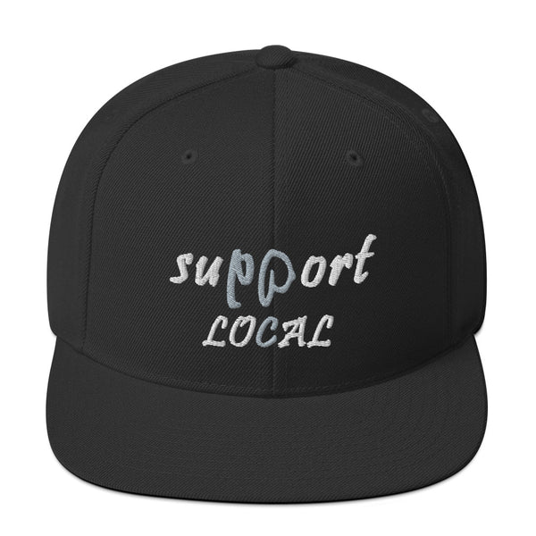 Support Local Snapback Hat