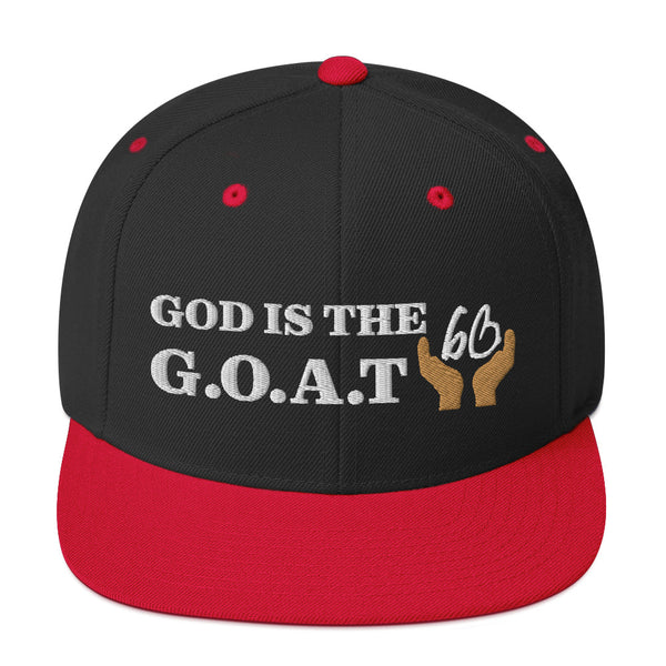 GOD IS THE G.O.A.T Snapback Hat