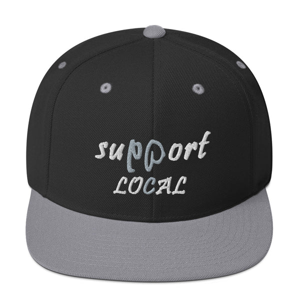 Support Local Snapback Hat