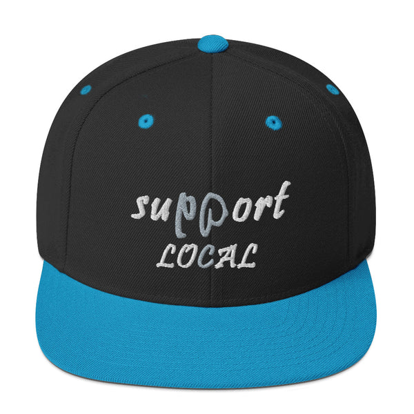 Support Local Snapback Hat