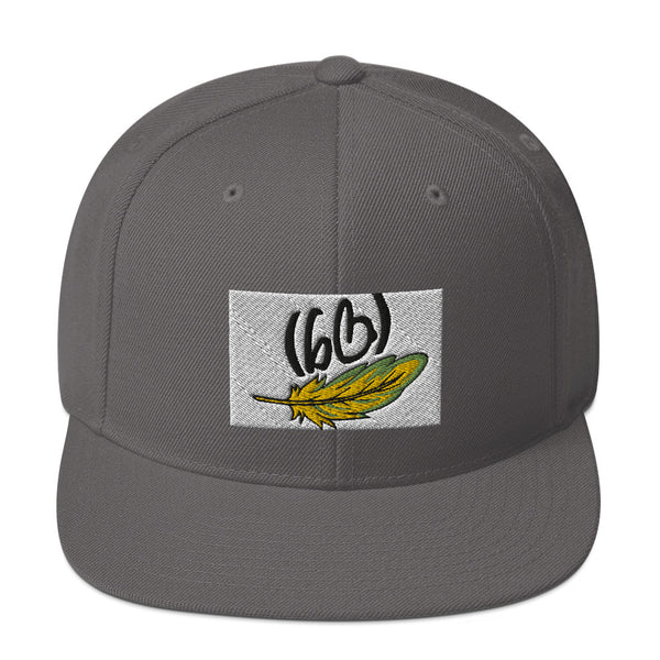 (bb) Feather Snapback Hat