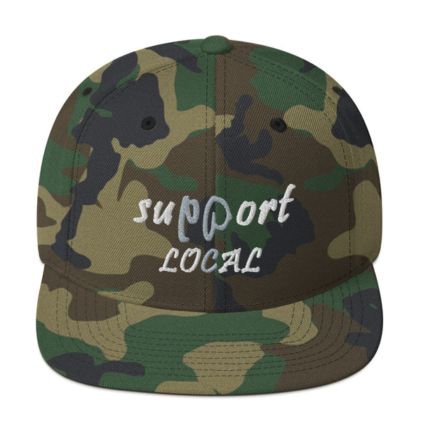 Support Local Snapback Hat