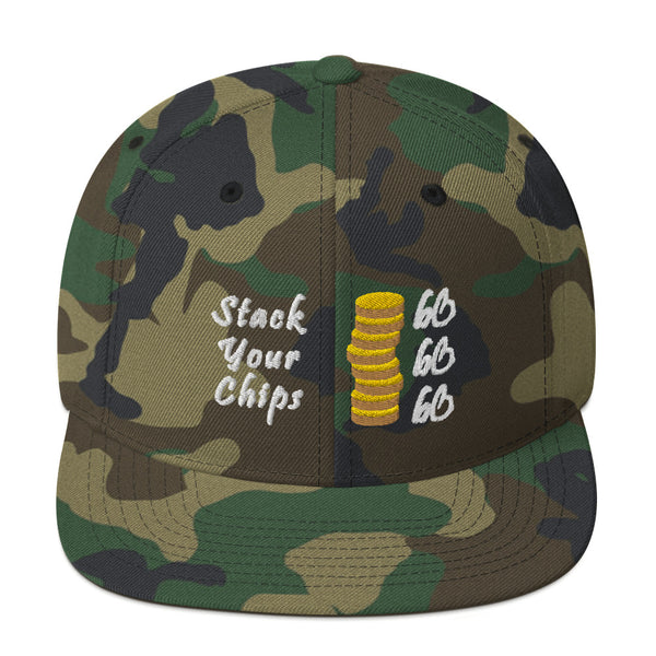 Stack Your Chips Snapback Hat