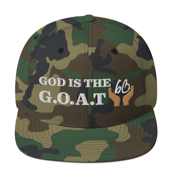 GOD IS THE G.O.A.T Snapback Hat