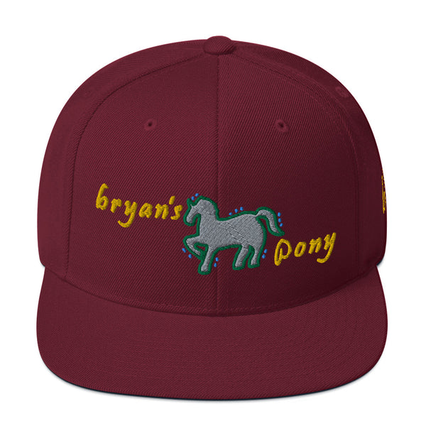 Bryan's Pony Snapback Hat