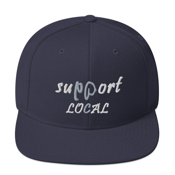 Support Local Snapback Hat