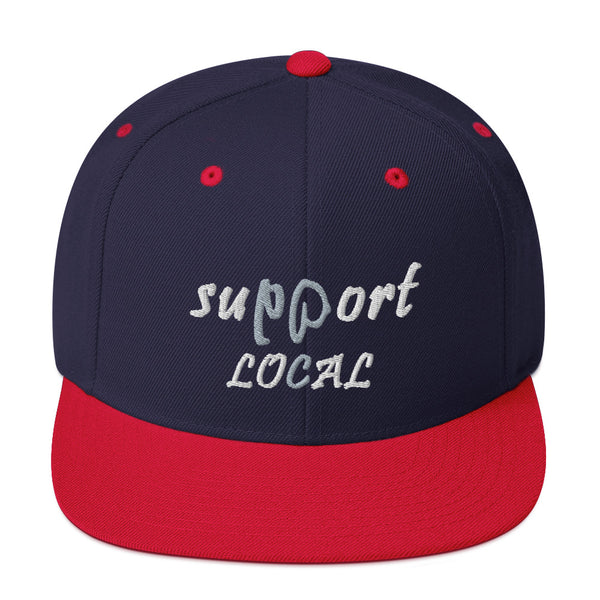 Support Local Snapback Hat