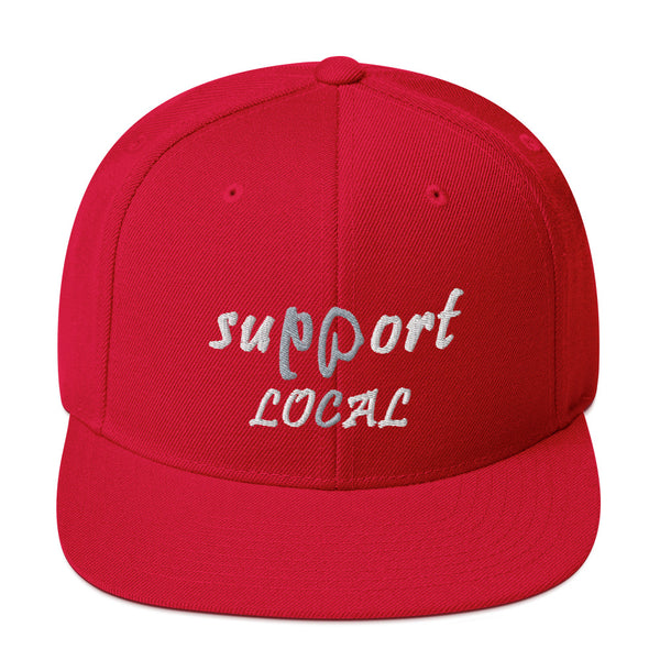 Support Local Snapback Hat