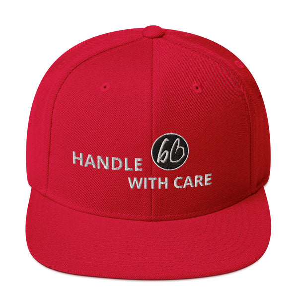 Handle With Care Snapback Hat