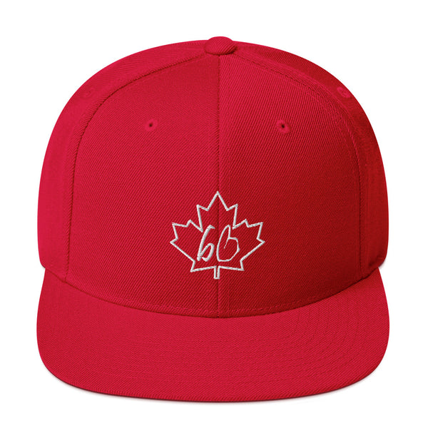bb In A Maple Leaf Snapback Hat