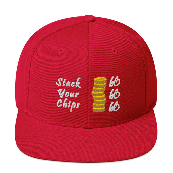 Stack Your Chips Snapback Hat