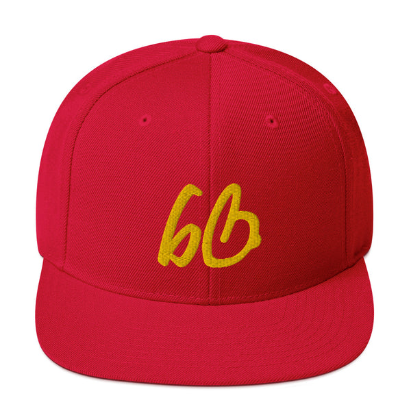 bb 3D Puff Snapback Hat
