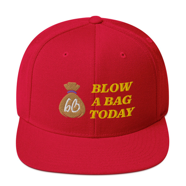 BLOW A BAG Snapback Hat