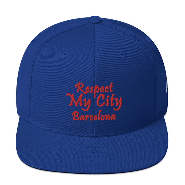 Respect My City Barcelona Snapback Hat