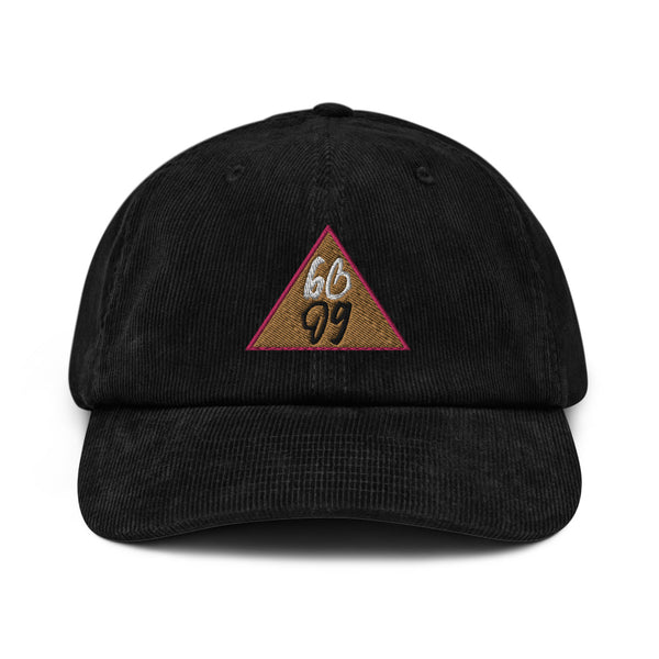 bb Pyramid Logo Corduroy Hat