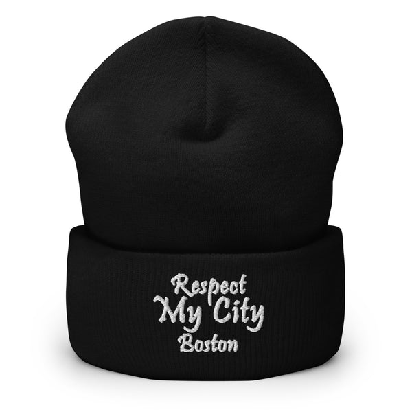 Respect My City Boston Cuffed Beanie