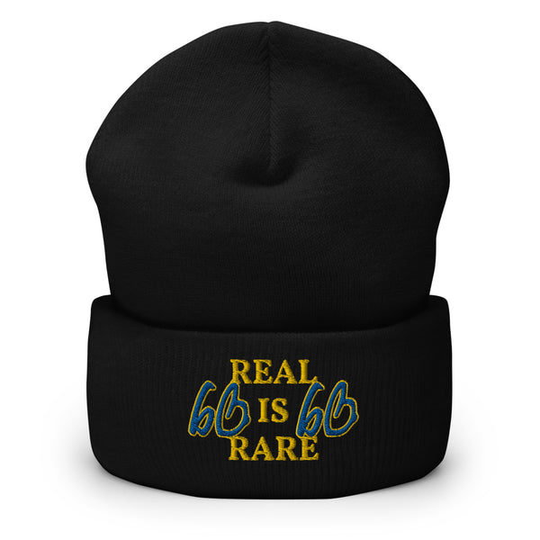 REAL IS RARE Cuffed Beanie
